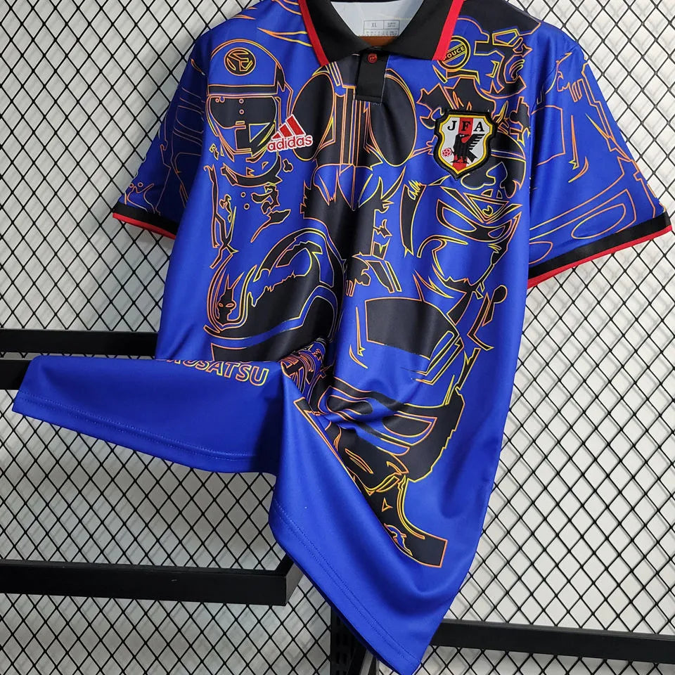 2023 Japan Blue Special Edition Fans Soccer Jersey Detail 1
