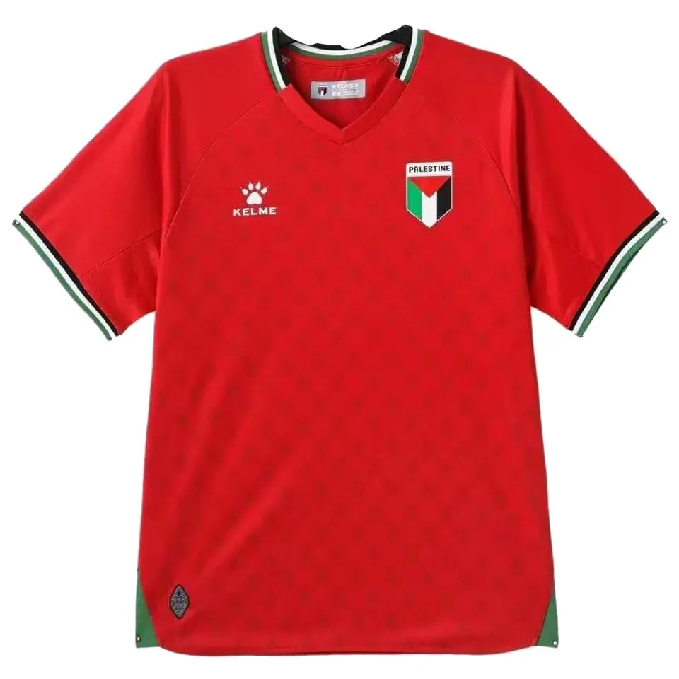 2025/26 Palestine Middel #17 Home Fans Soccer Jersey Detail 4