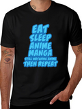 Eat Sleep Anime Manga T-Shirt