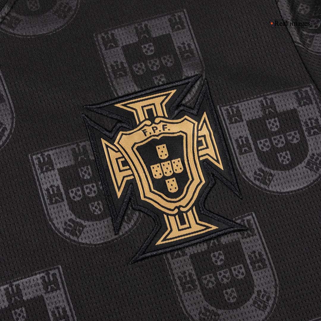 Portugal Concept Special Soccer Jersey World Cup 2026 Black Image 5