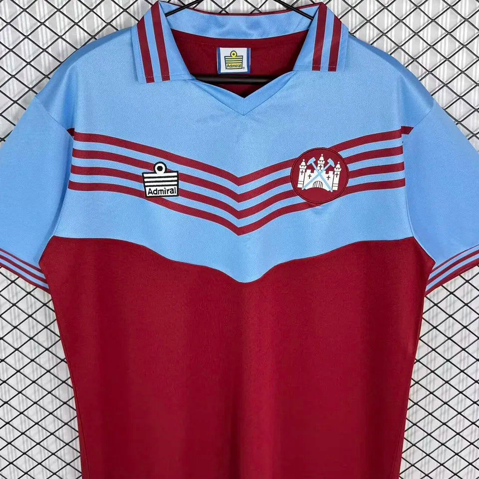 1976/1980 West Ham Home Retro Soccer Jersey Detail 1