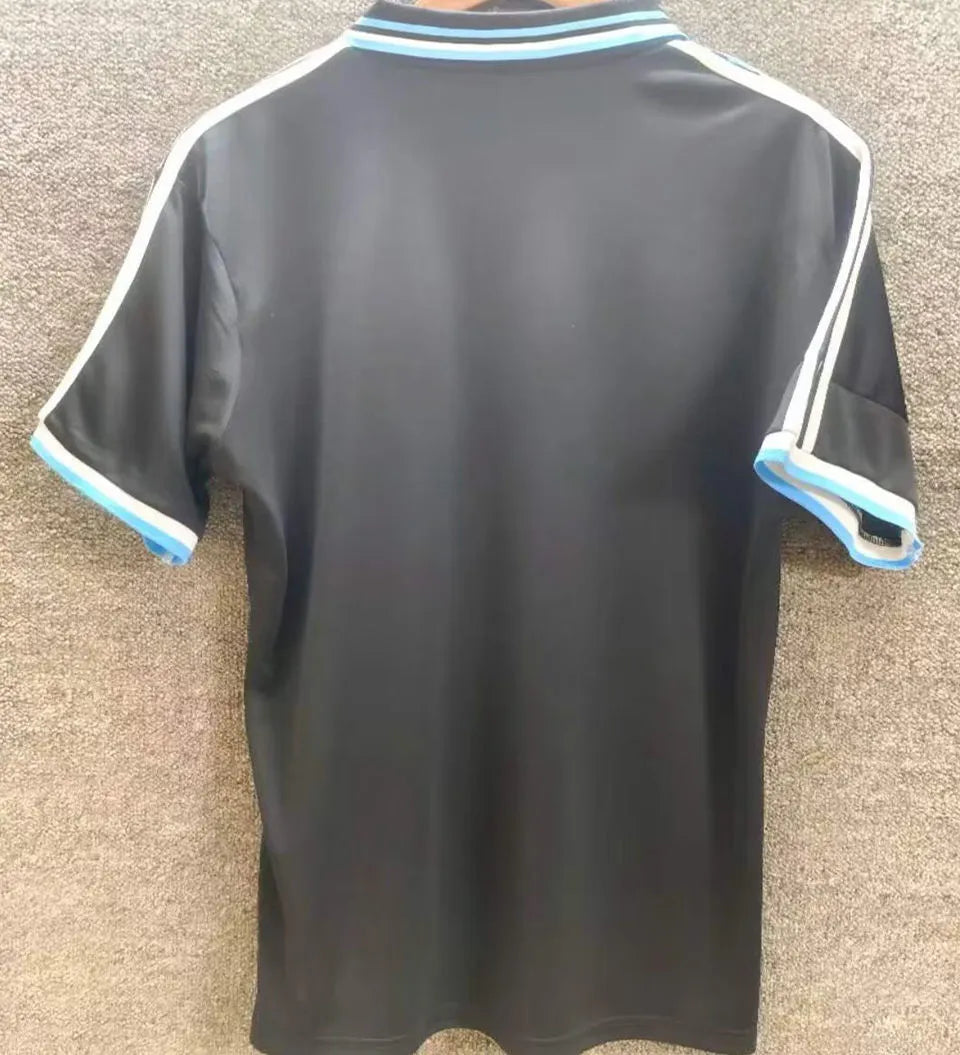 1994 Argentina Black Retro Soccer Jersey Back