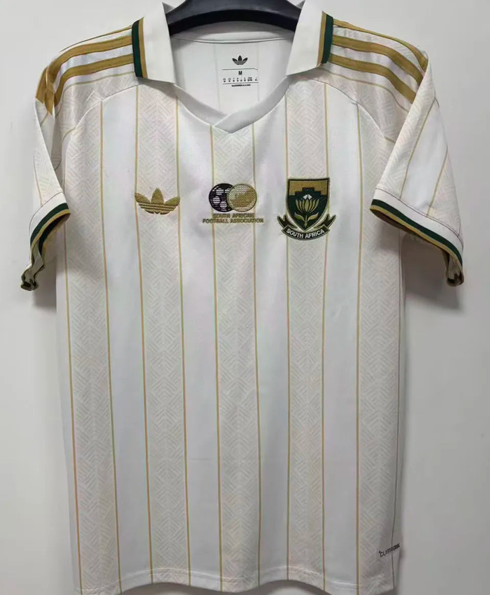 2026/27 South Africa White Fans Soccer Jersey Front
