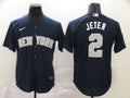 Men's New York Yankees Derek Jeter #2 Navy Replica Player Jerseys
