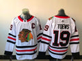 Men's Chicago Blackhawks Jonathan Toews #19 White Breakaway Player Jerseys