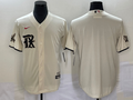 Men's Texas Rangers Cream 2023 City Connect Replica Blank Jerseys
