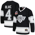 Men's Los Angeles Kings Rob Blake Mitchell #4 Ness Black 1992/93 Blue Line Player Jerseys