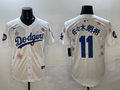 Men's Los Angeles Dodgers Roki Sasaki #11 White Game Jerseys