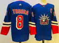 Men's New York Rangers Jacob Trouba #8 Blue Game Jerseys