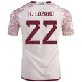 H. LOZANO #22 Mexico 1:1 Quality Away Fans Soccer Jersey ★★ Front