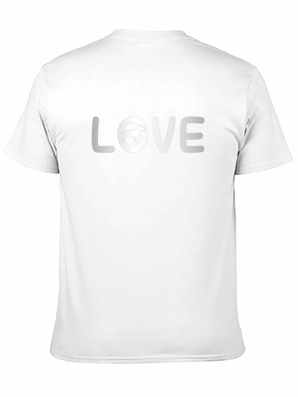 Dog Lover Black T-Shirt with LOVE Dog Graphic