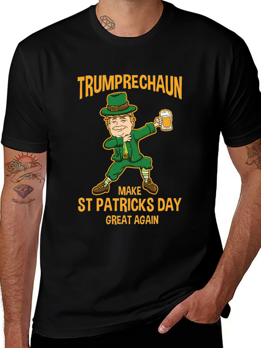 Trumprechaun St. Patricks Day Graphic T-Shirt