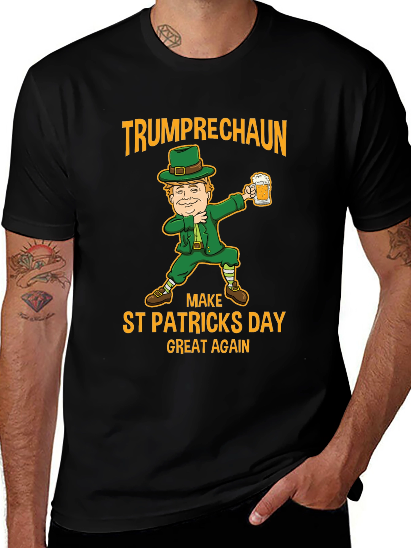 Trumprechaun St. Patricks Day Graphic T-Shirt