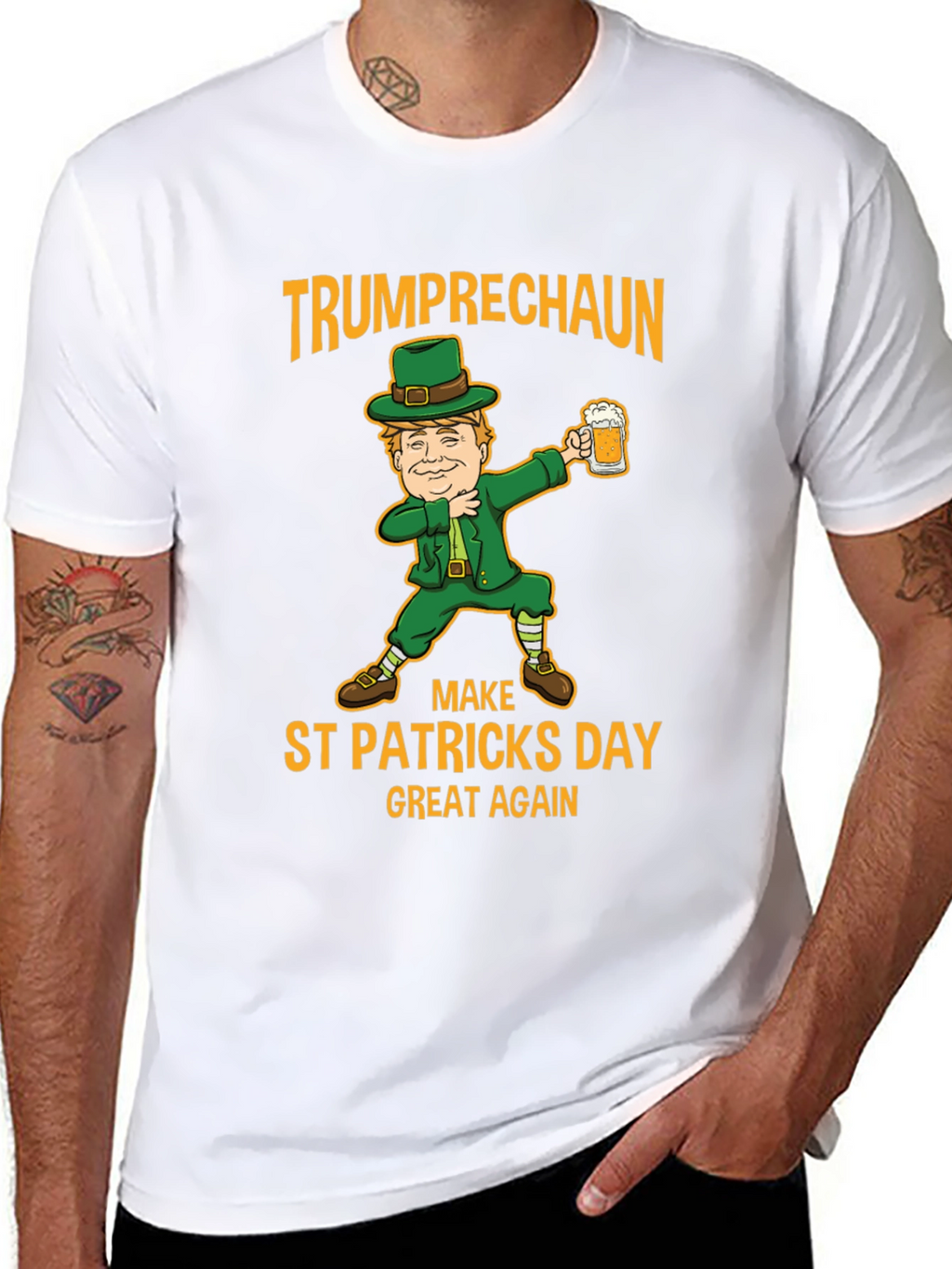 Trumprechaun St. Patricks Day Graphic T-Shirt