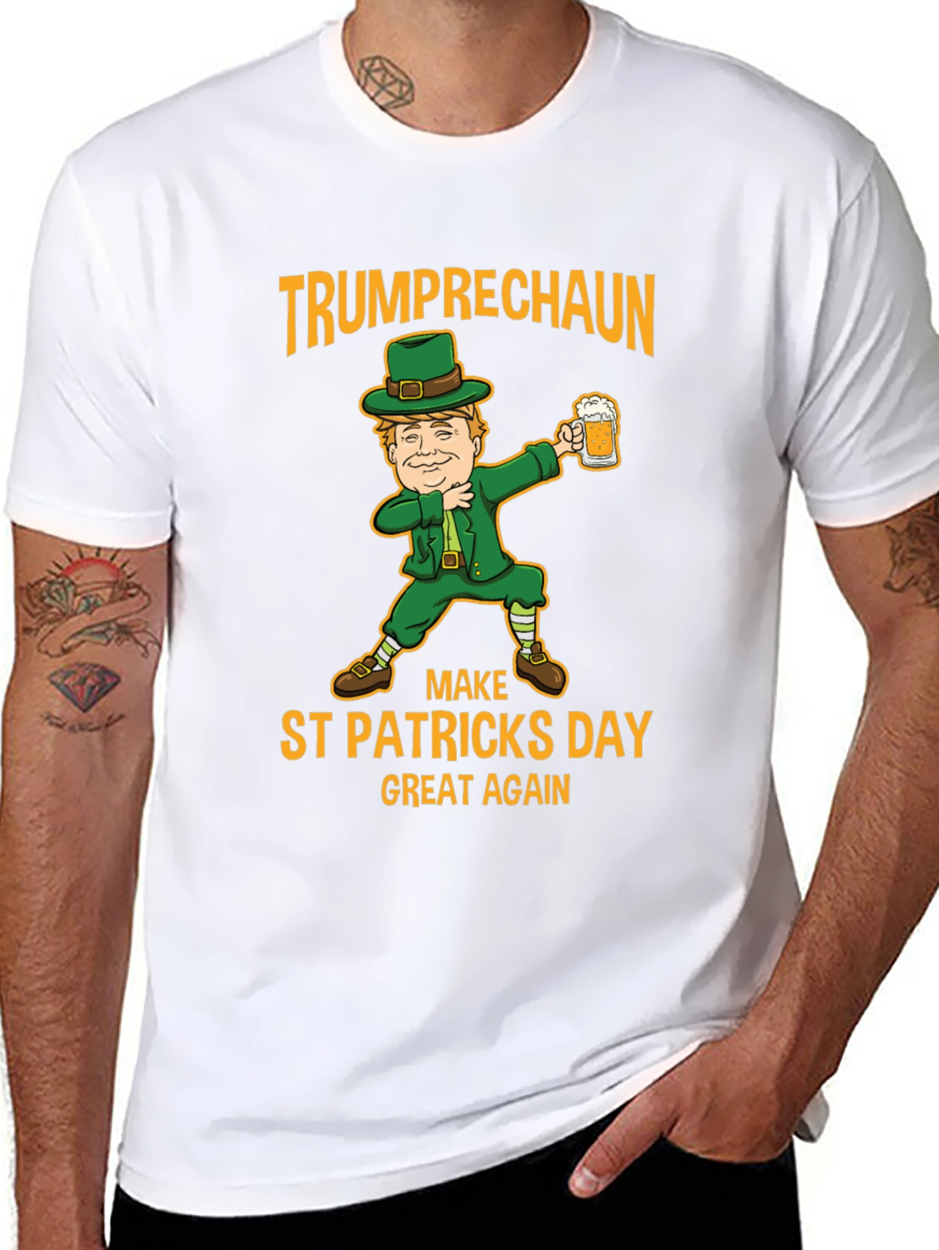 Trumprechaun St. Patricks Day Graphic T-Shirt