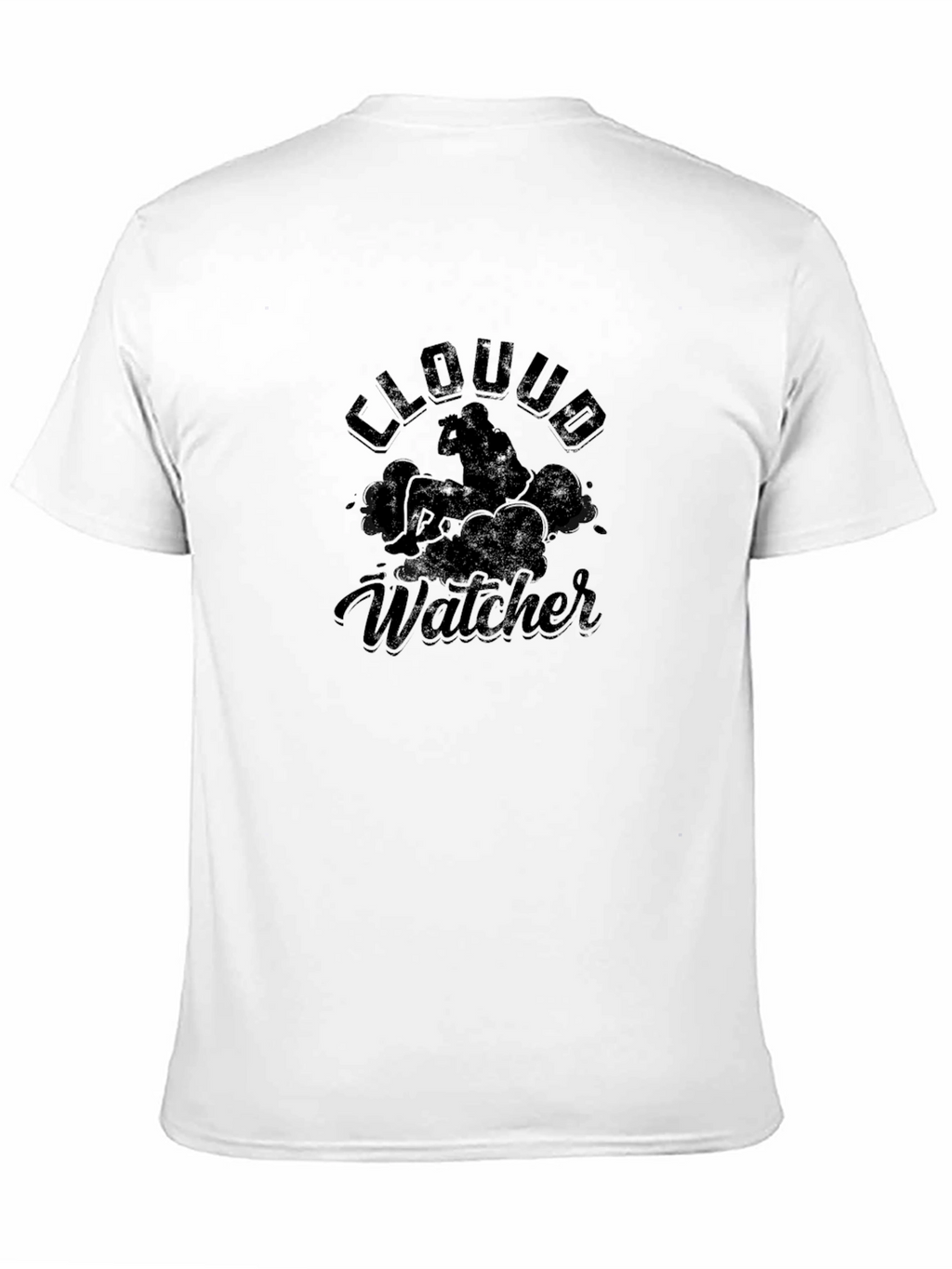 Cloud Watcher Graphic Black T-Shirt