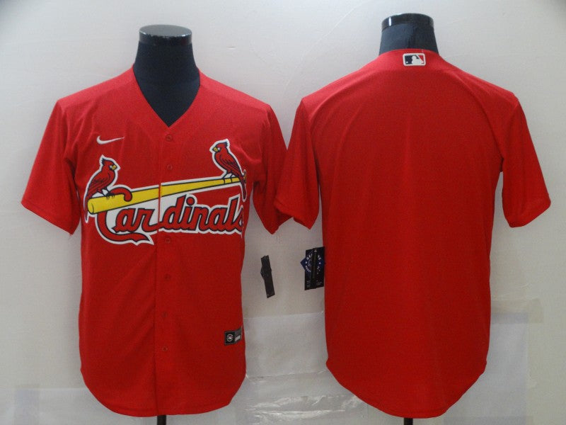 Men's St. Louis Cardinals Red Alternate Replica Blank Jerseys