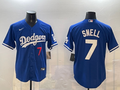 Men's Los Angeles Dodgers Blake Snell #7 Royal Alternate Replica Player Jerseys