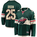 Men's Minnesota Wild Jonas Brodin #25 Green Breakaway Jerseys