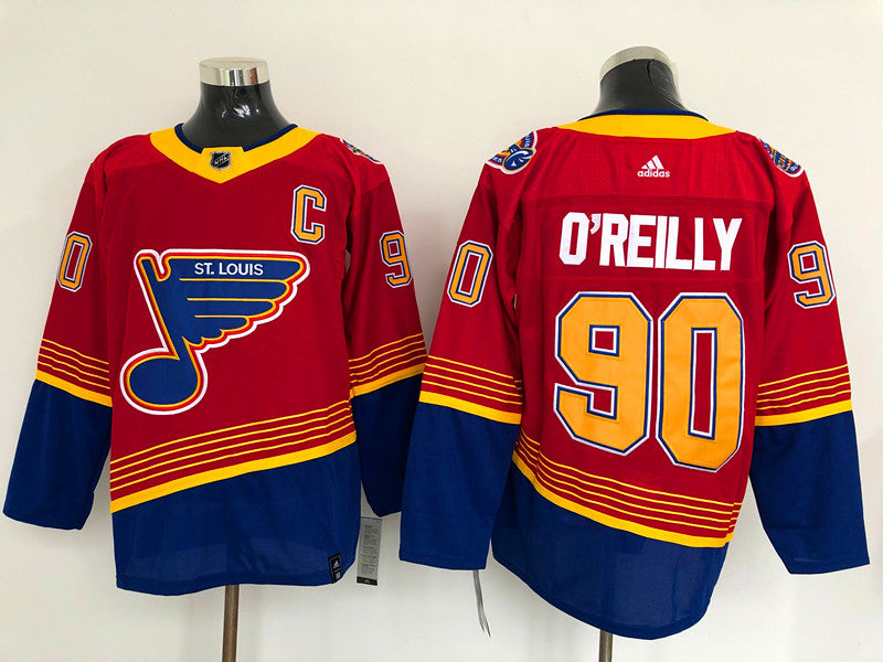 Men's St. Louis Blues Ryan O'Reilly #90 Red Breakaway Player Jerseys