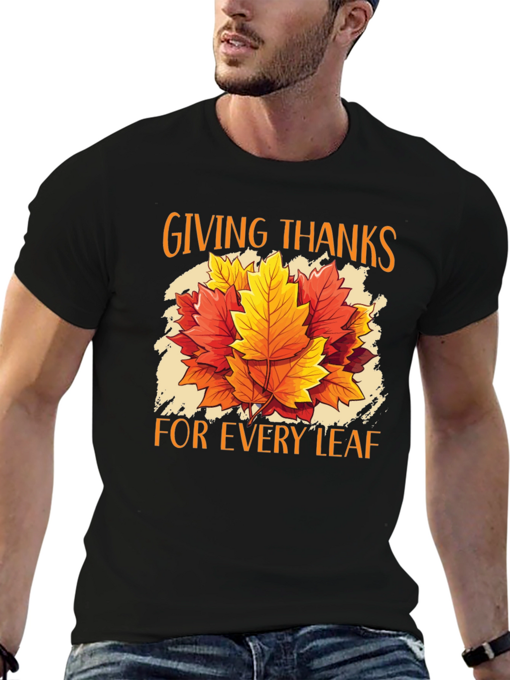 Thanksgiving Leaf Graphic Tee