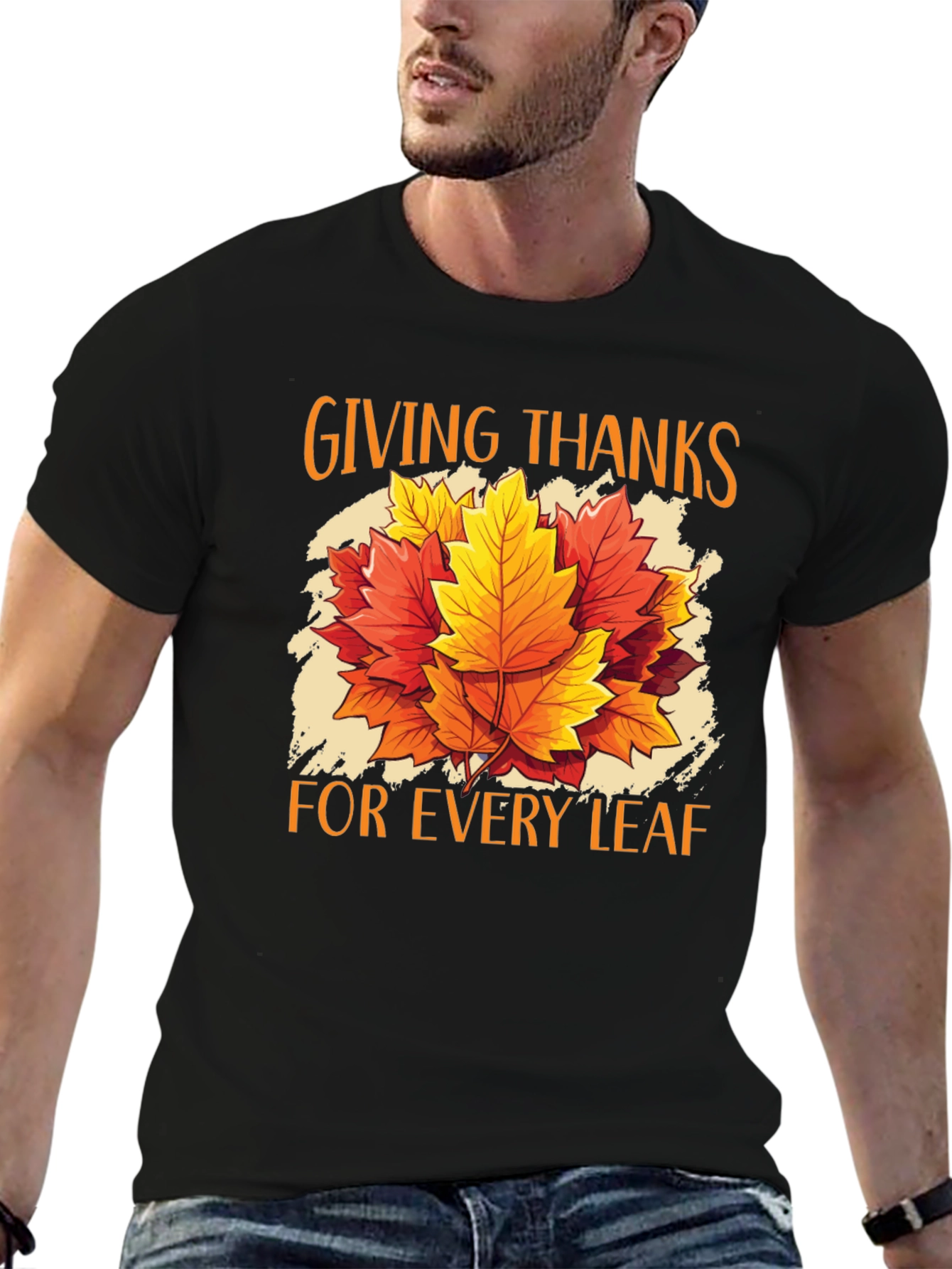 Thanksgiving Leaf Graphic Tee