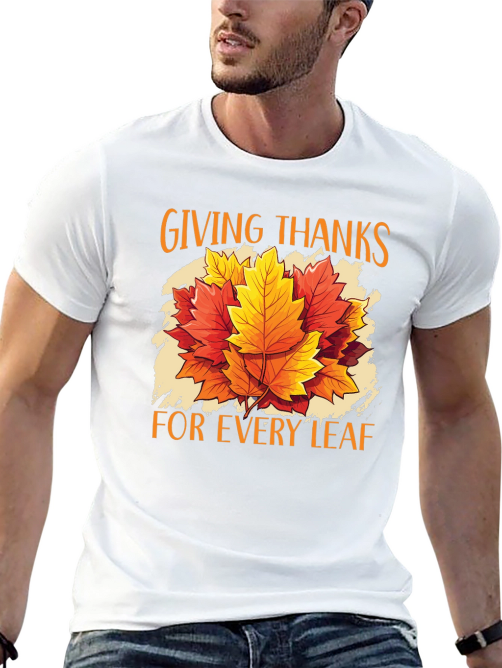 Thanksgiving Leaf Graphic Tee