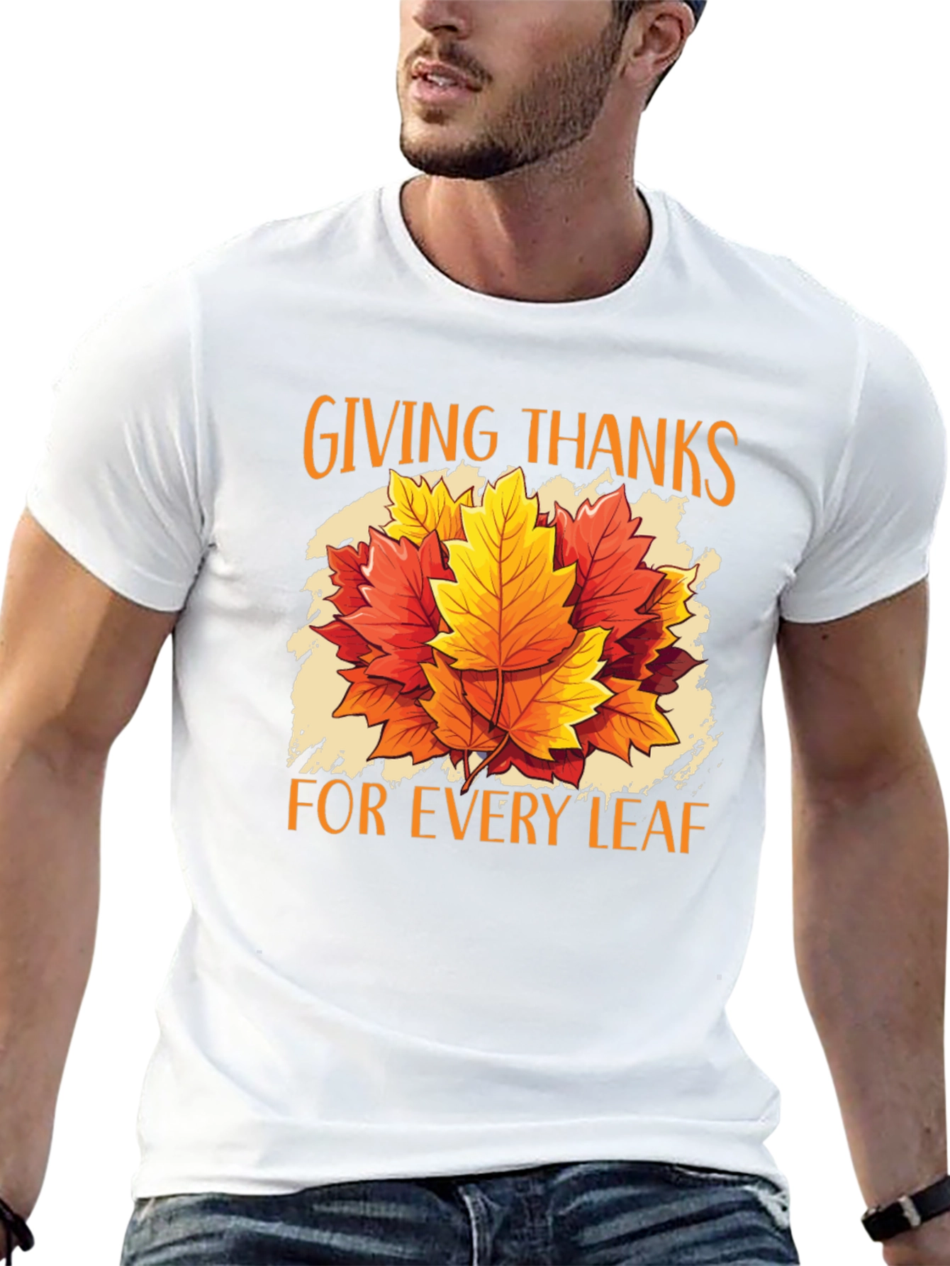 Thanksgiving Leaf Graphic Tee