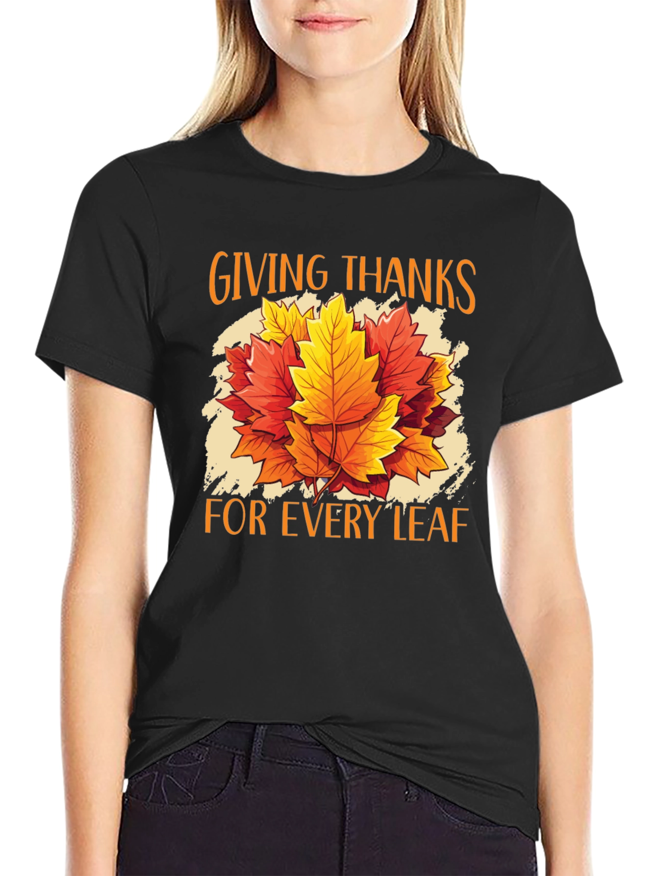 Thanksgiving Leaf Graphic Tee