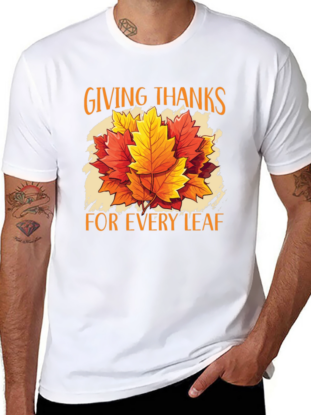 Thanksgiving Leaf Graphic Tee