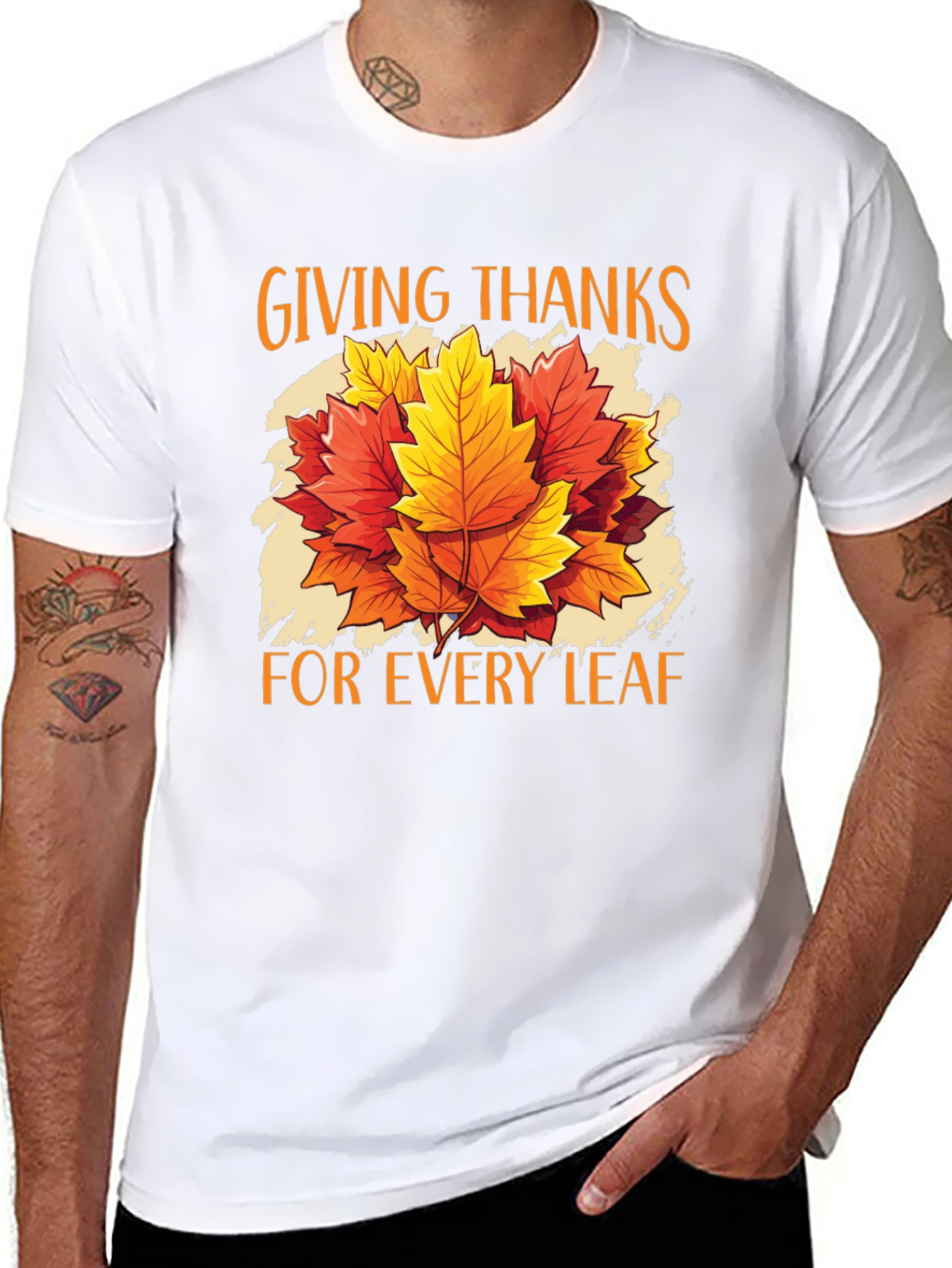 Thanksgiving Leaf Graphic Tee