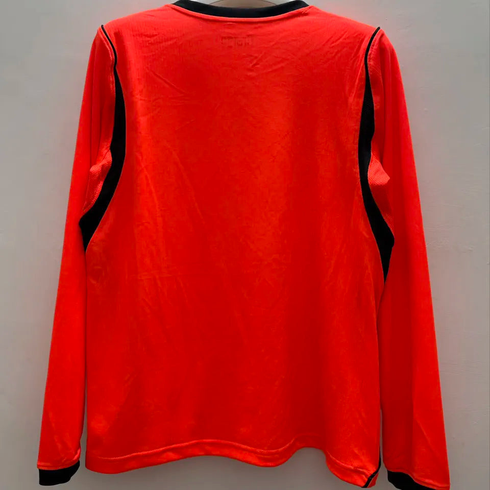 2026/27 NL Home Orange Fans Long Sleeve Soccer Jersey Back