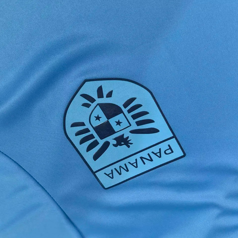 2025/26 Panama Away Blue Fans Soccer Jersey Detail 4