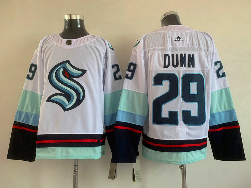 Men's Seattle Kraken Vince Dunn #29 White Home Breakaway Player Jerseys