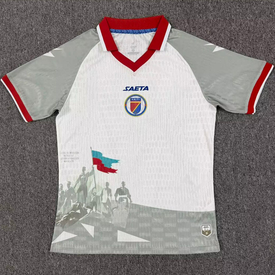 2026/27 Haiti Away White Player Version Soccer Jersey 海地 Item NO.: 2153927 Detail 2