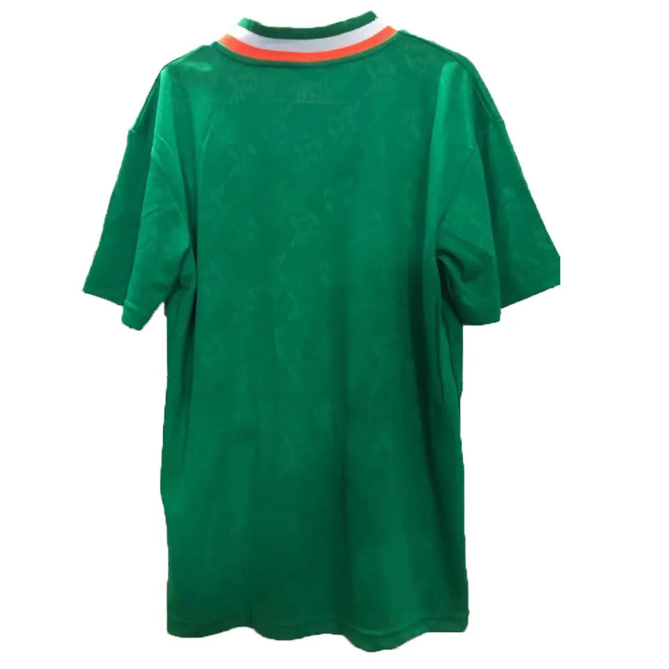 1994 Ireland Home Retro Soccer Jersey Detail 1