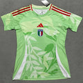 2025 Italy UEFA Women's Euro Green Away Women Soccer Jersey 女 Front