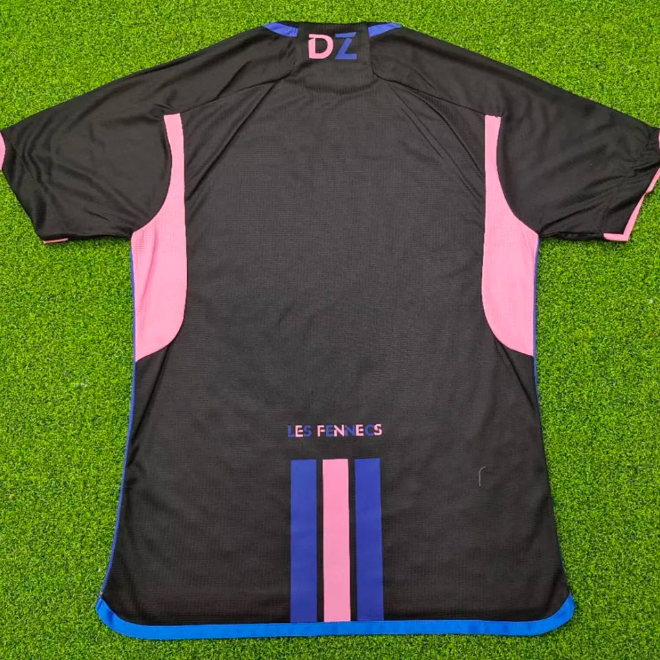 2025 Algeria Special Edition Pink Player Version Jersey A30 Detail 4