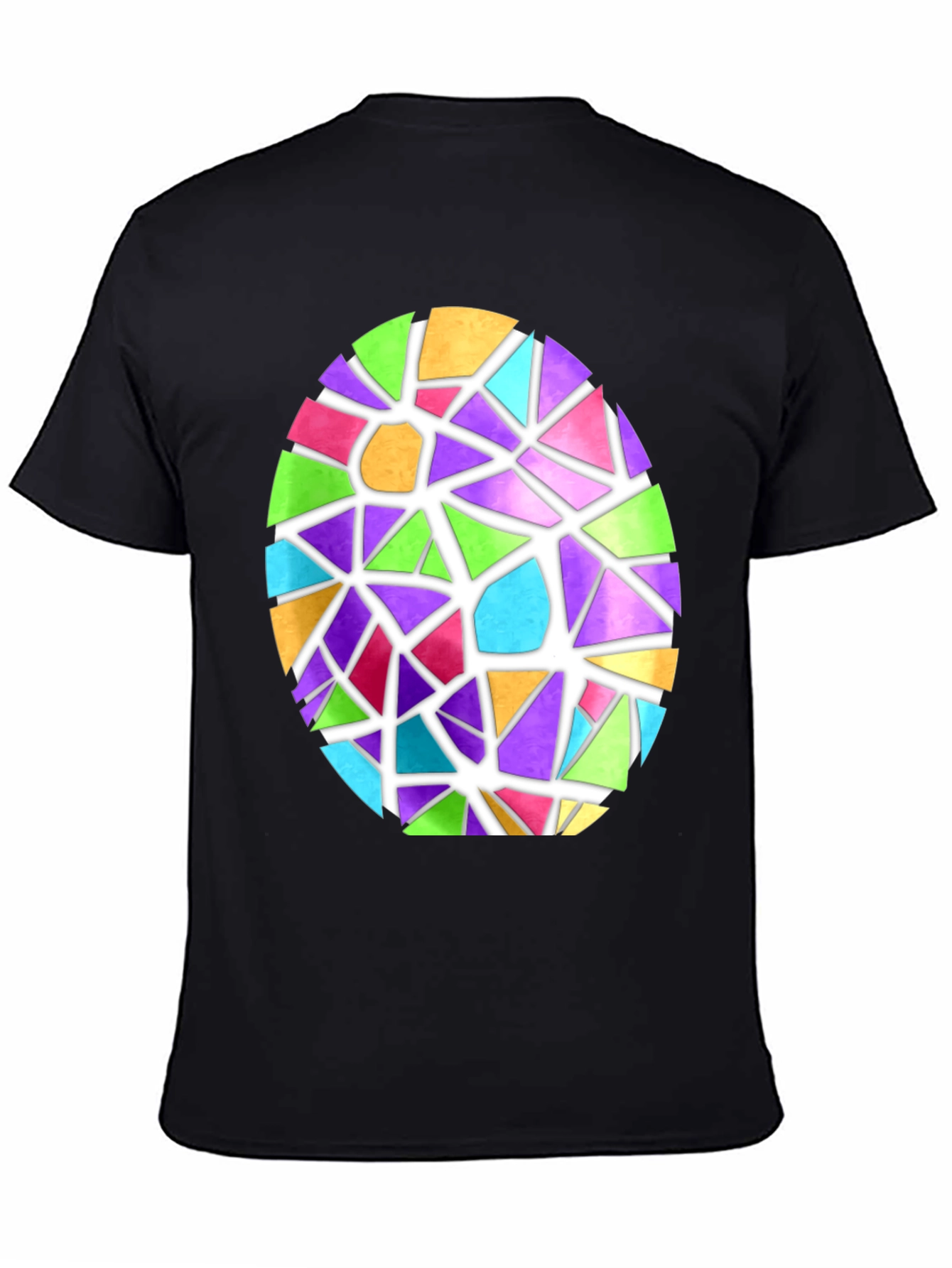 Stained Glass Easter Egg Graphic Tee
