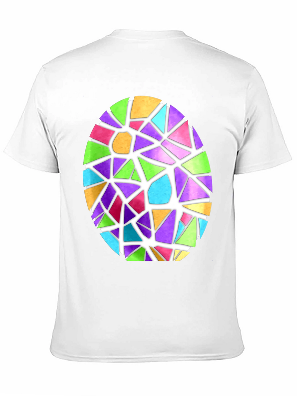 Stained Glass Easter Egg Graphic Tee