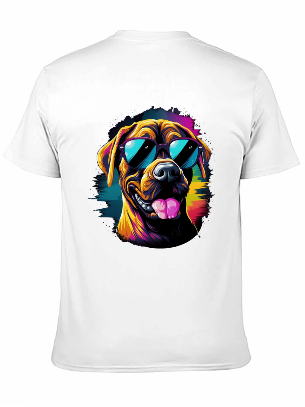 Cool Dog Graphic Tee - Black