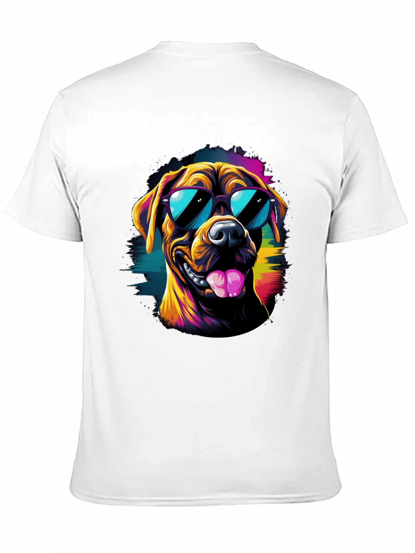Cool Dog Graphic Tee - Black