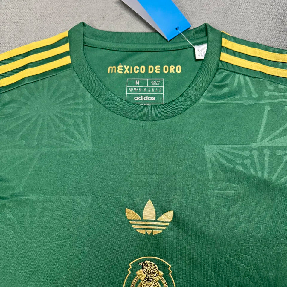 2025 Mexico Green Special Edition México de Oro Women Soccer Jersey 女 Detail 1