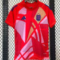 2024/25 Argentina Red Goalkeeper Fans Soccer Jersey Front