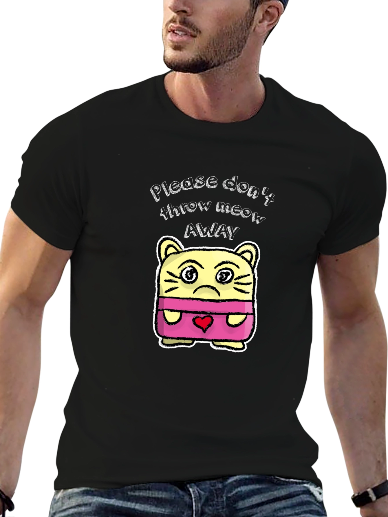 Dont Throw Meow Away Cat T-Shirt