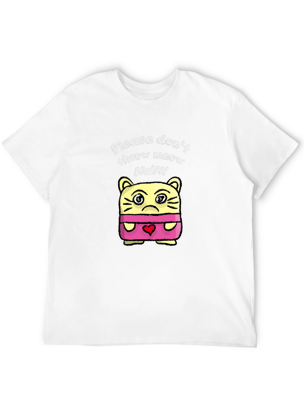 Dont Throw Meow Away Cat T-Shirt