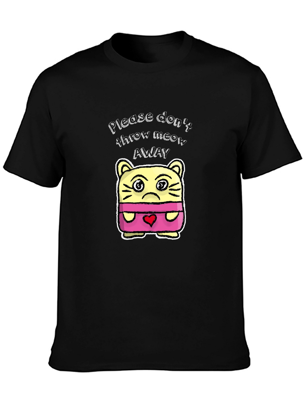 Dont Throw Meow Away Cat T-Shirt