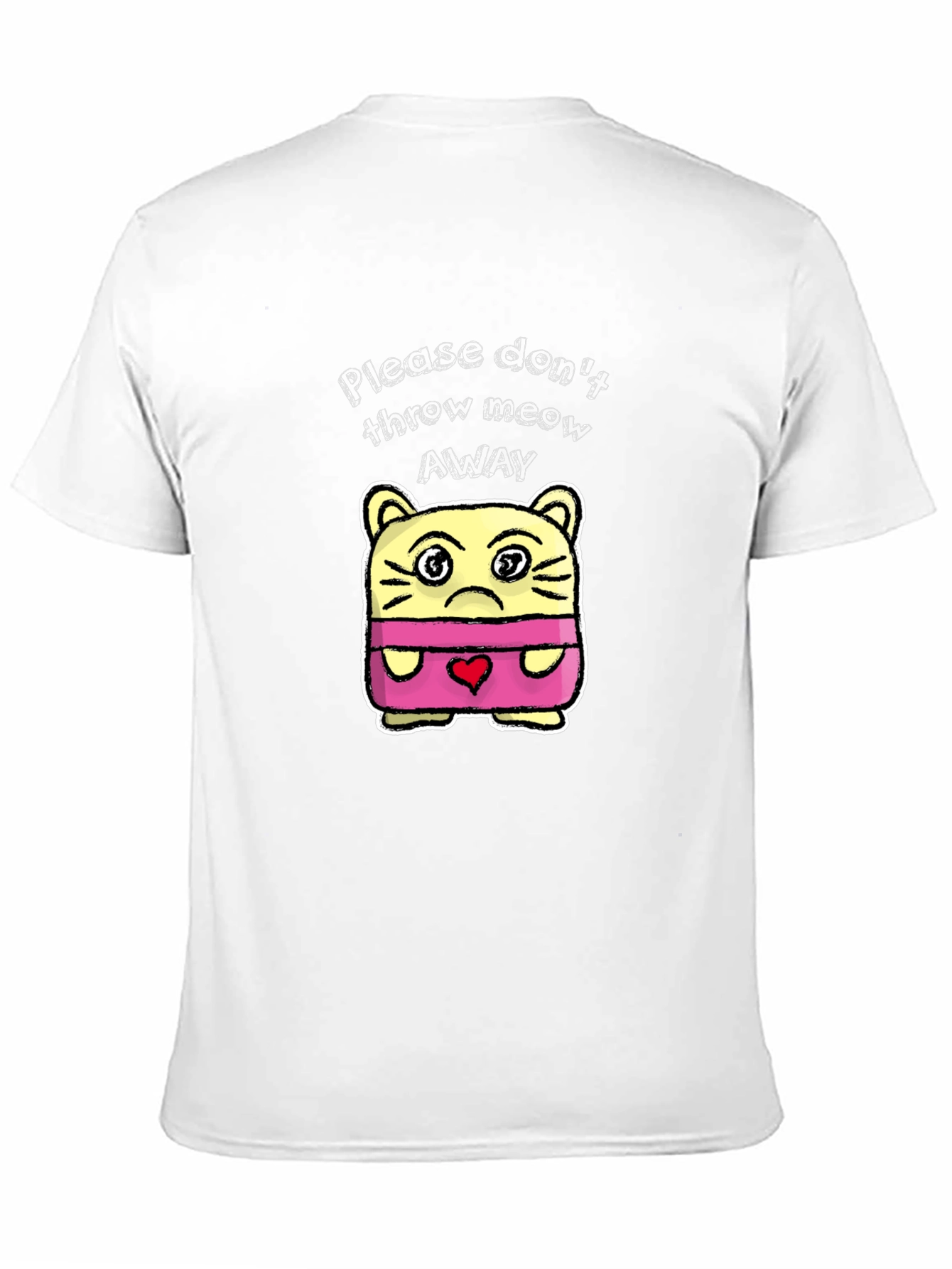 Dont Throw Meow Away Cat T-Shirt