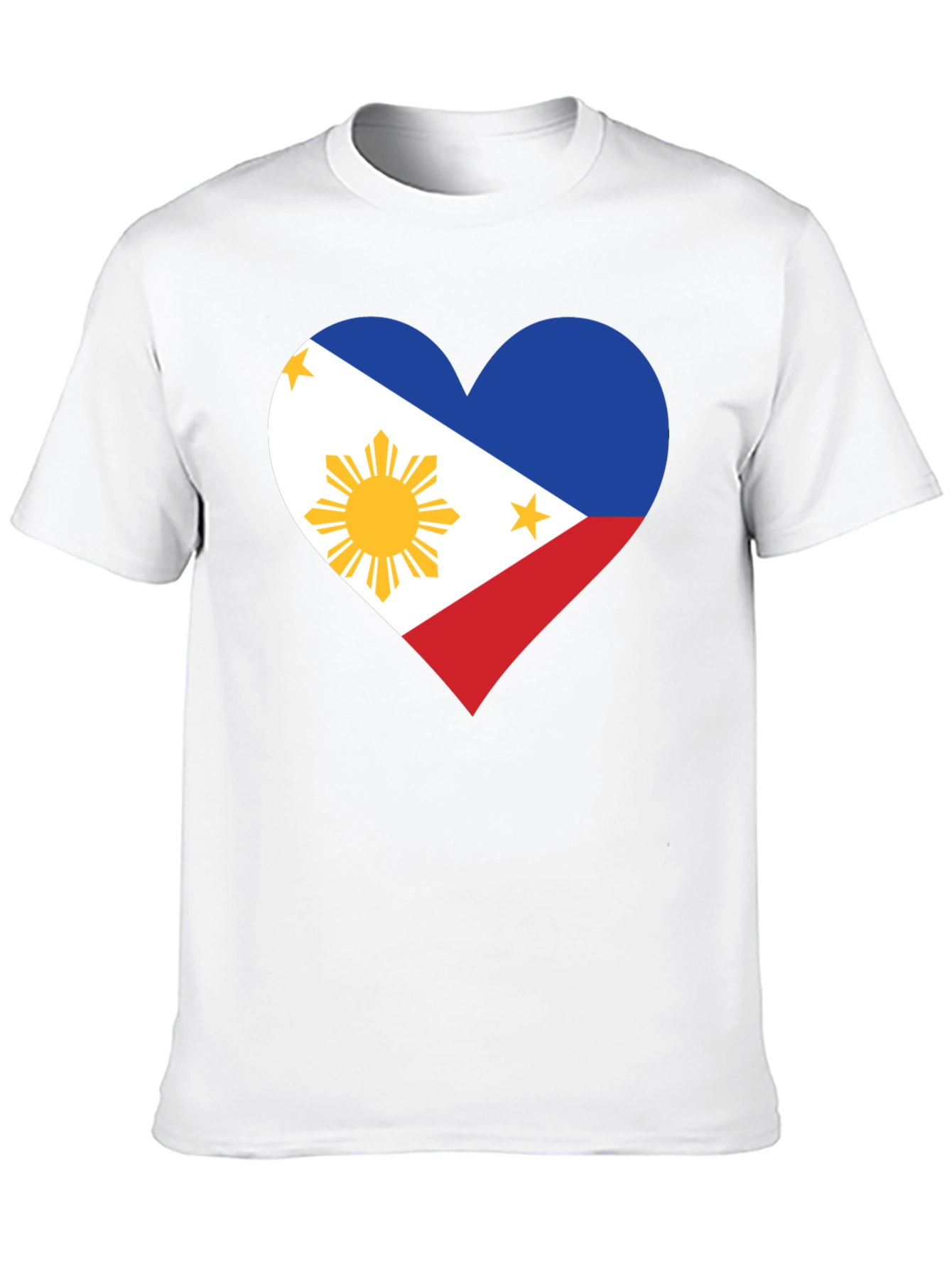 Philippine Flag Heart Graphic Tee