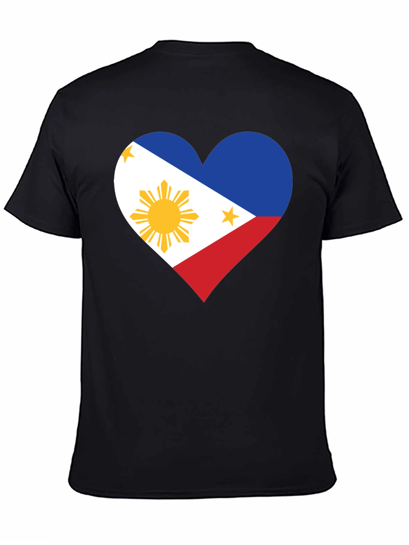 Philippine Flag Heart Graphic Tee